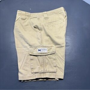 University of Michigan Wolverines Logo Cargo Shorts Men's Sz M 32-34
